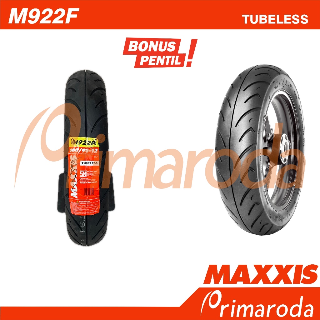Ban Depan Yamaha Freego 100/90-12 Tubeless Maxxis M922