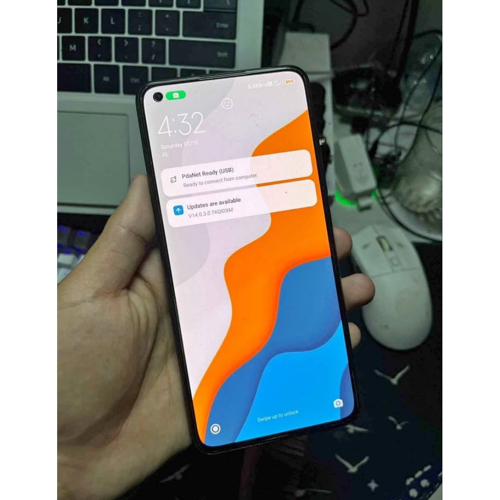 Lcd mi 11 lite original copotan