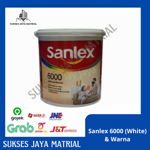 Cat Tembok Sanlex 6000 WARNA 1 GALON (5 KG)