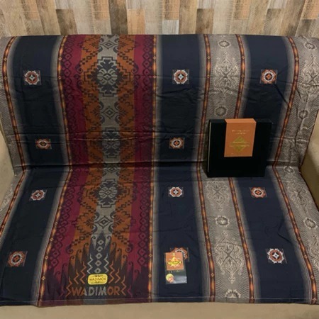 Sarung Wadimor Original Classic Songket Dewasa Putih Motif Songket Ukuran Dewasa