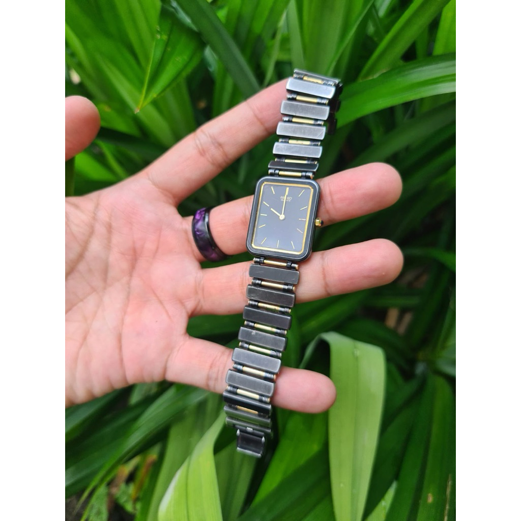 jam tangan Seiko tank quart 7320-5980 vintage