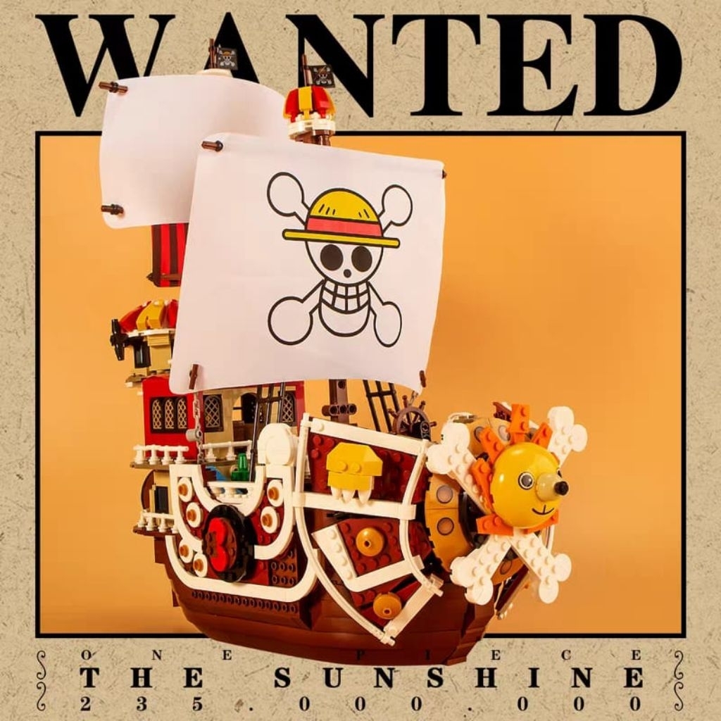 SY 6298 Thousand Sunny brick set One piece Premium Quality ( numbered plastik  bag) lebih mudah dira