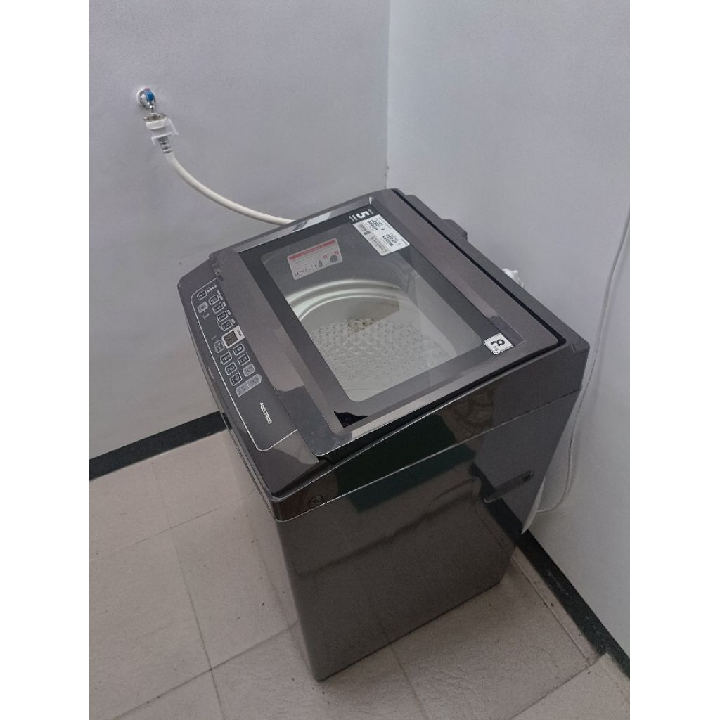 Mesin Cuci Otomatis 1 Tabung Top Loading - 8 KG PAW 8029, Teknologi Zero Pressure, Ultra Clean & Ult