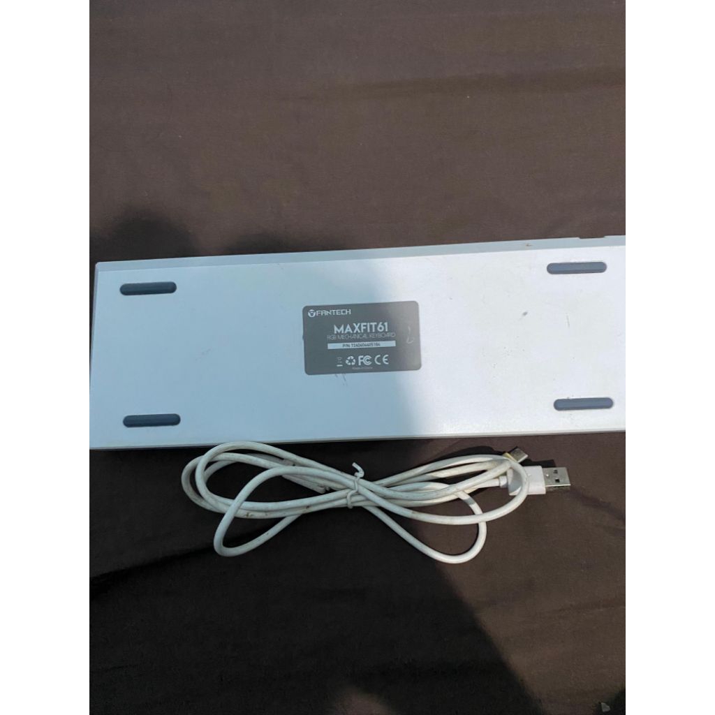 Keyboard Fantech Maxfit61 White Wired Second
