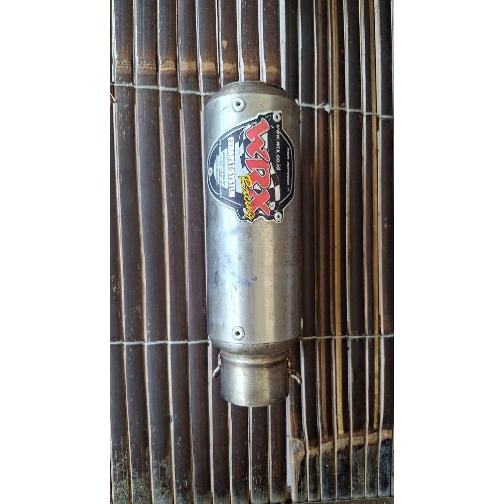 Selincer Selencer Knalpot Racing WRX GP6 Ori inlet 50 mm