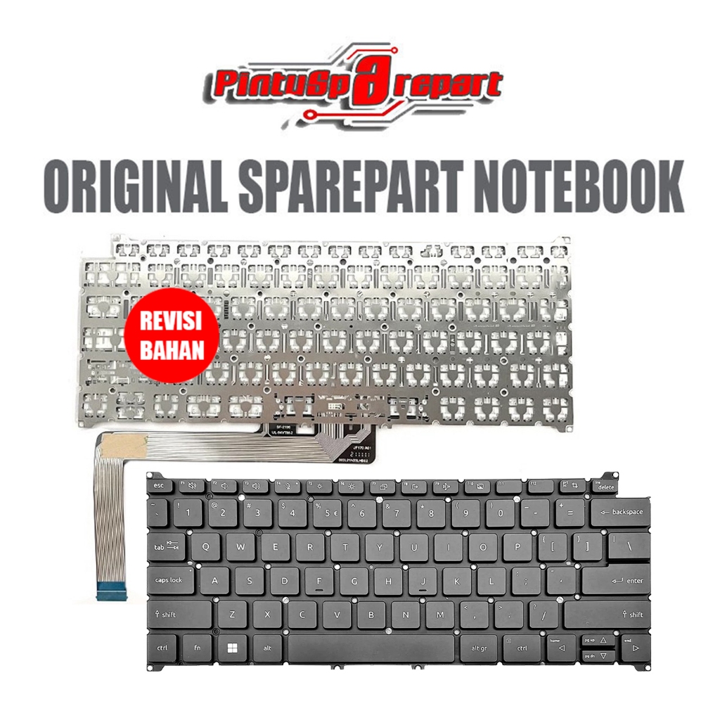 (Genuine Hitam) Original Keyboard Acer Swift Go 14 SFG14-41 SFG14-71 14-SFG14-41 14-SFG14-71 Black O