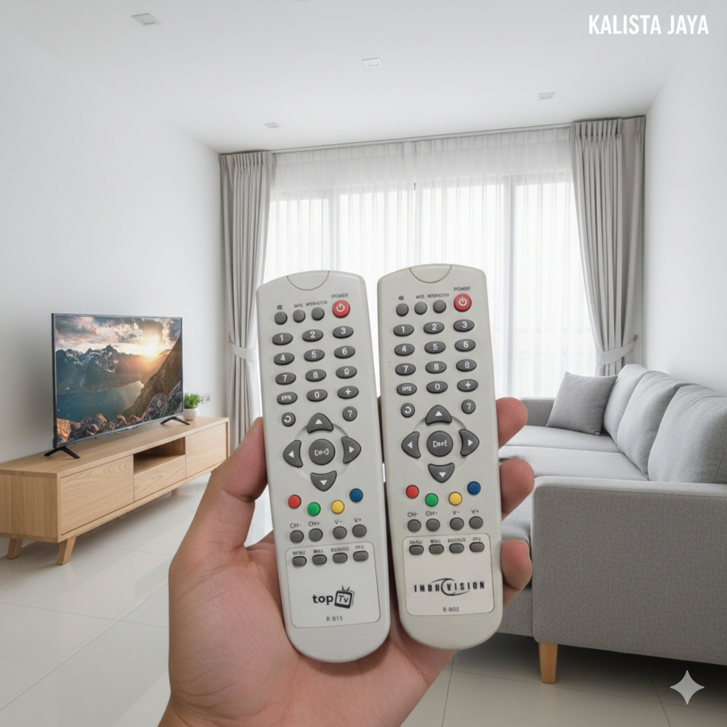 Remote Remot Receiver Parabola Indovision Top Tv Parabola Original Asli
