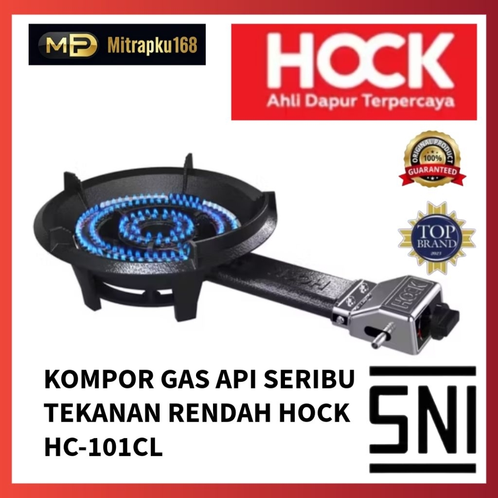 Hock Kompor Gas Api Seribu Tekanan Rendah HC-101CL 1 Tungku