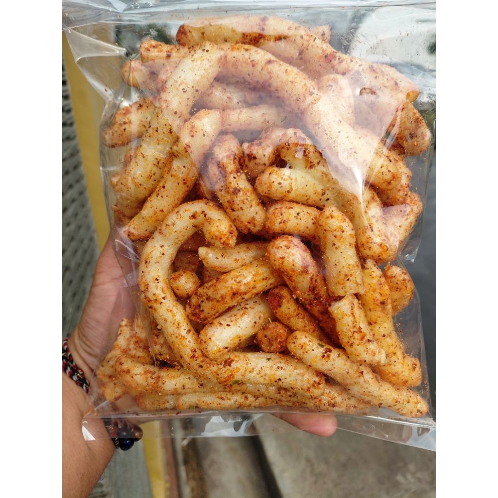 kerupuk gurilem pedas manis aroma bawang