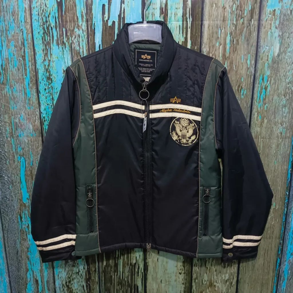 jaket ALPHA INDUSTRIES tebal size L casual bagus ORIGINAL