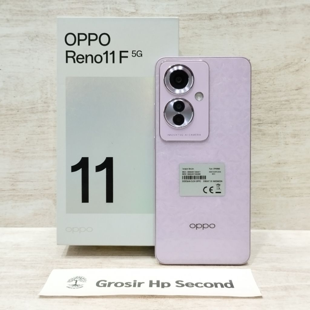 OPPO RENO 11F 5G 8/256GB HP SECOND FULLSET