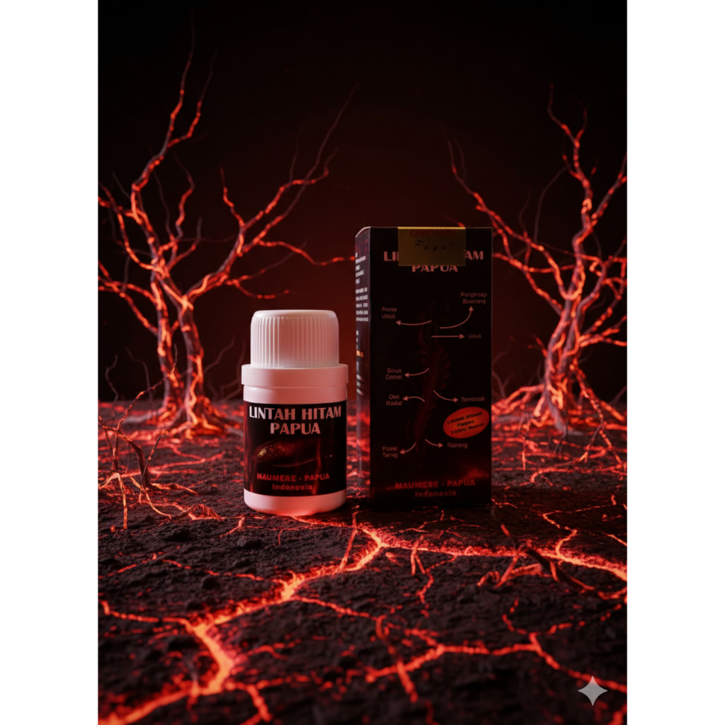 Minyak Lintah Hitam Asli Papua Membesar Kelamin Pria 100% Alamik 60ml Hitam