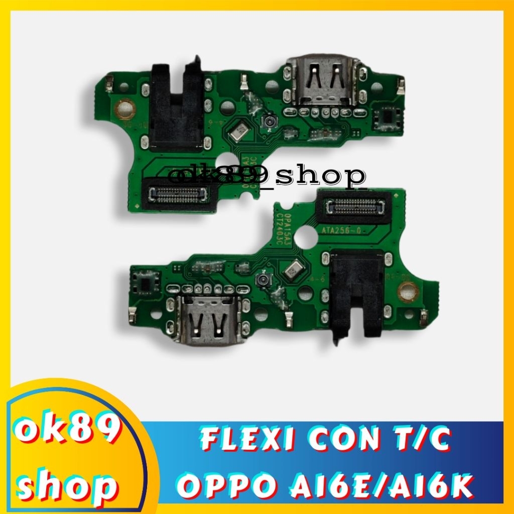 KONECTOR CAS / PAPAN CAS OPPO A16E / OPPO A16K ORIGINAL