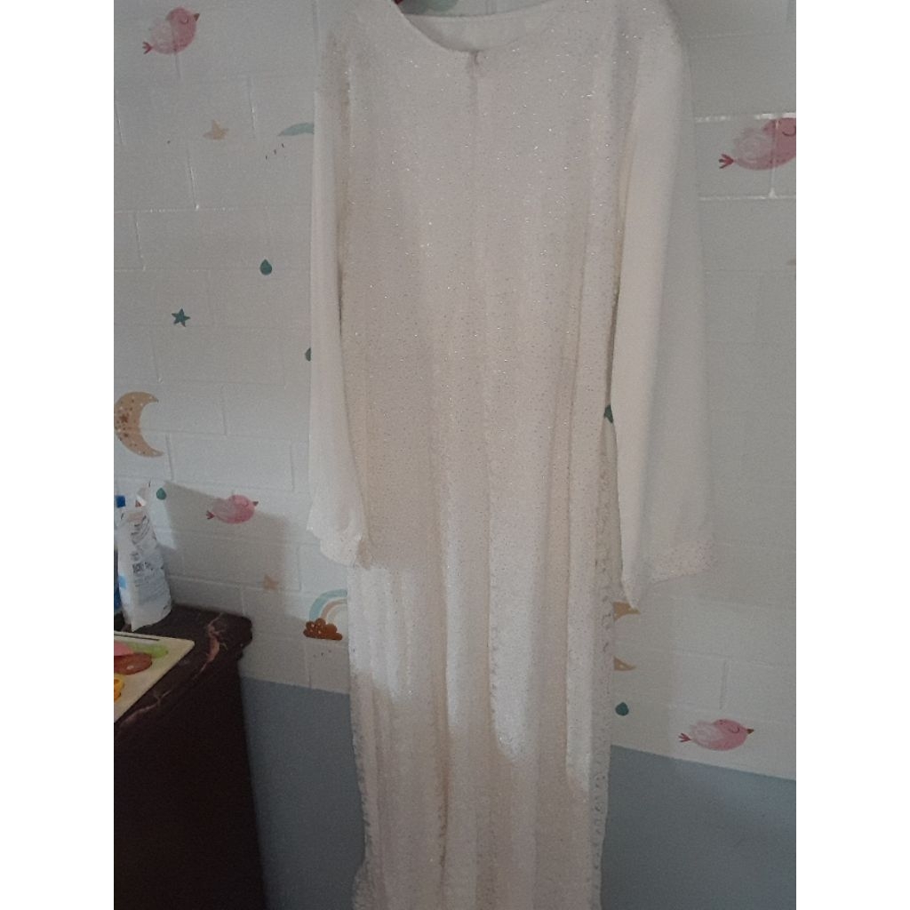 gamis putih preloved
