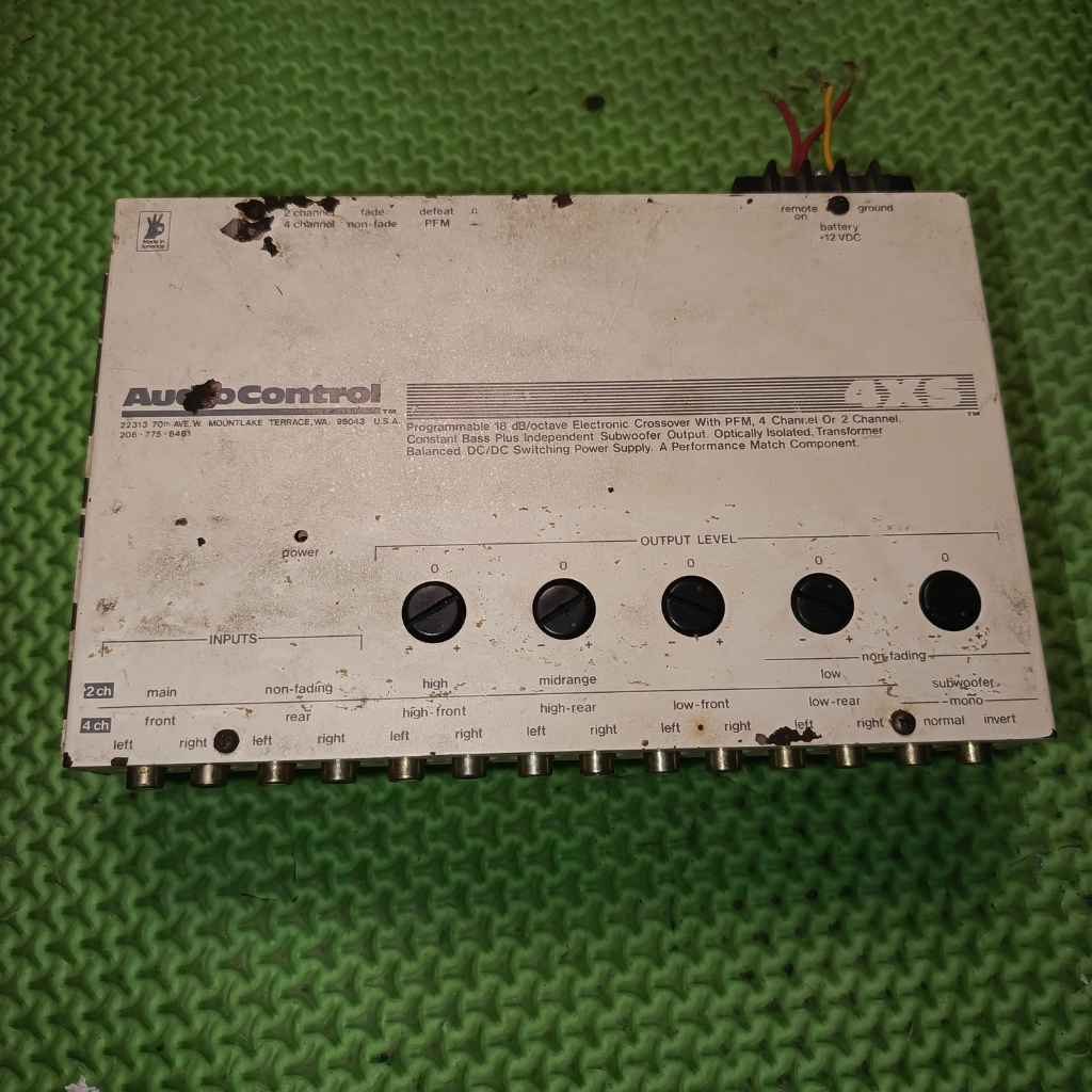 Crossover Audio Mobil | Audio Control | Up To 4 Channel Input | Kondisi Bekas pakai