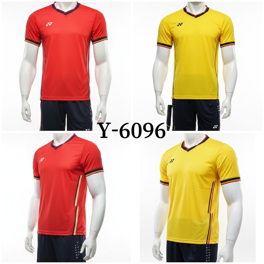 BAJU JERSEY BADMINTON KAOS BULUTANGKIS Y6096 GRADE ORI GO IMPORT