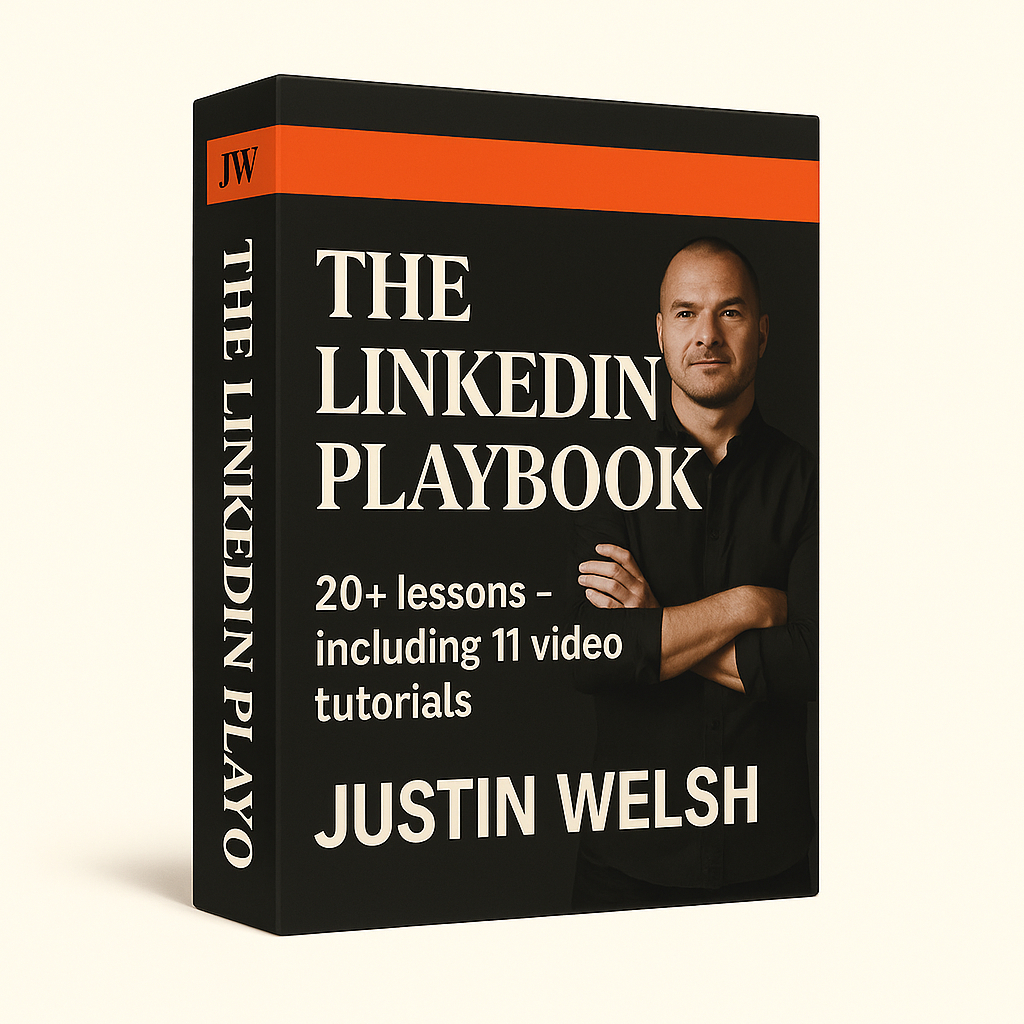 Justin Wels The Linkedin Playbook (English)