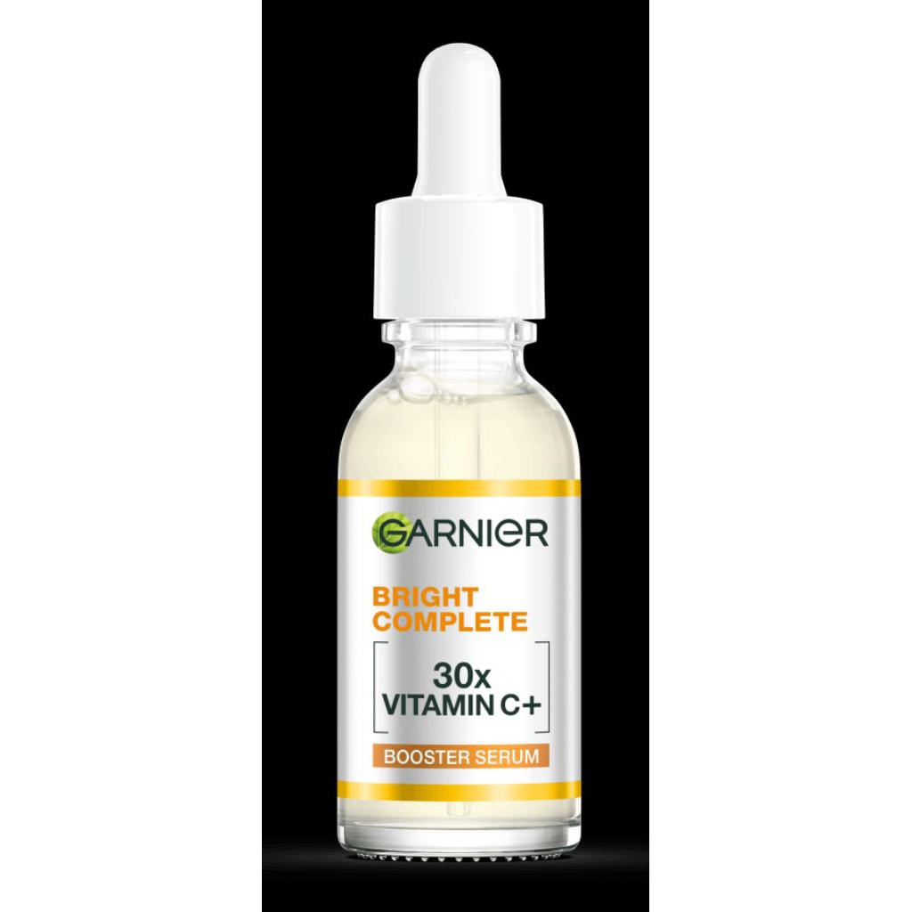 Garnier Bright Complete Vitamin C 30x Booster Serum - Mencerahkan Noda Hitam dan Bekas Jerawat 30ML