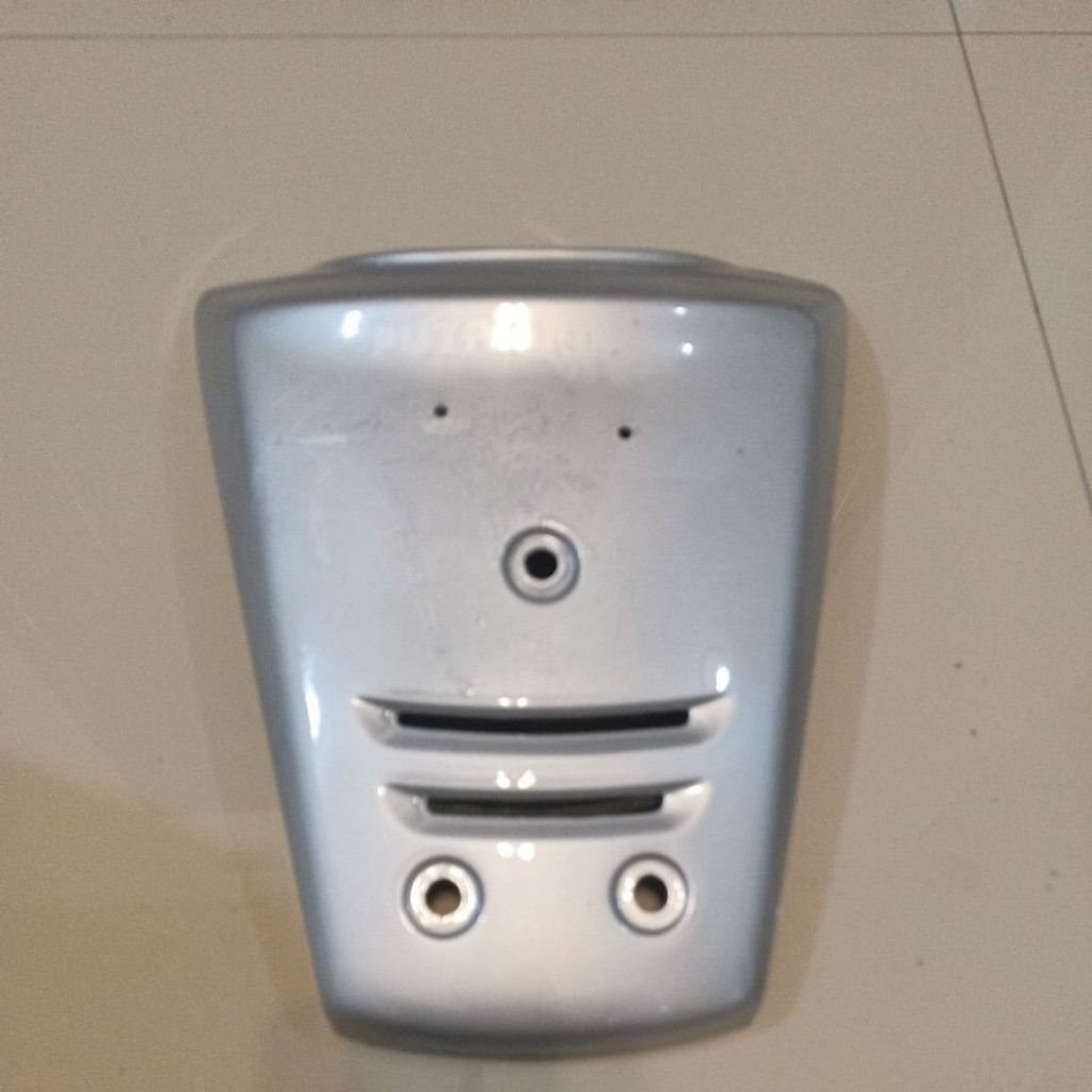panel dada dasi body depan original Honda Astrea Supra x xx v 100 CC silver