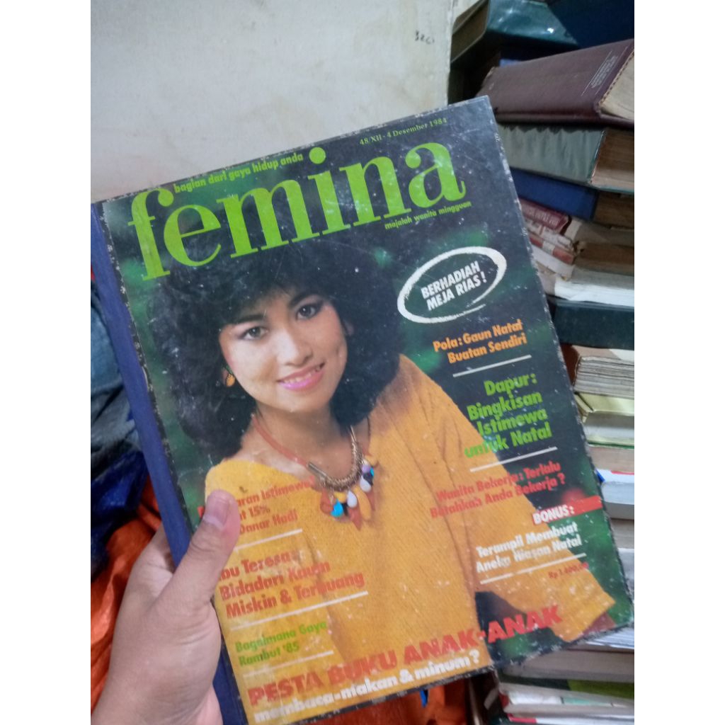 majalah Femina bundel bekas original