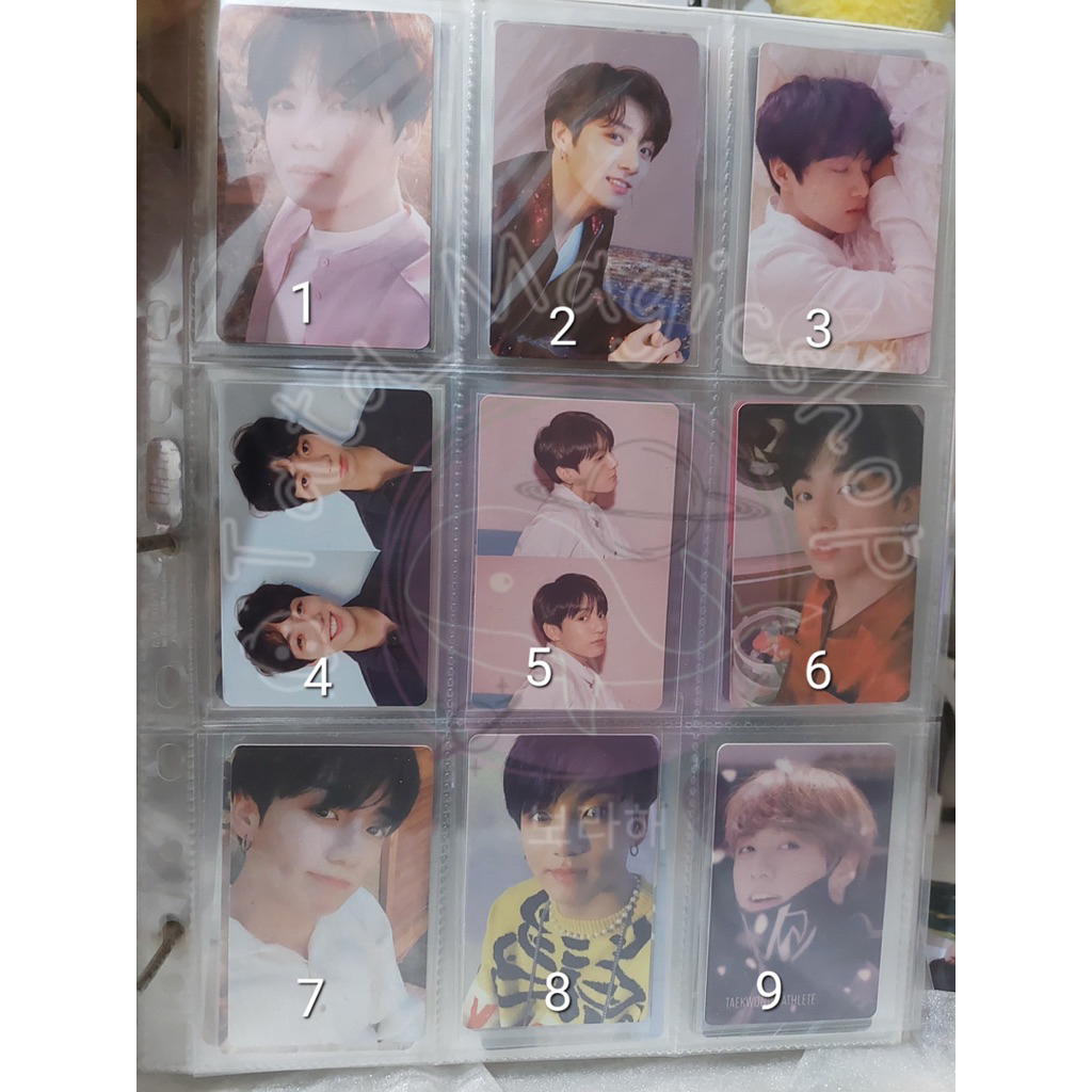 BTS OFFICIAL PHOTOCARD Album JK, Jungkook Persona Tear Answer Bts world