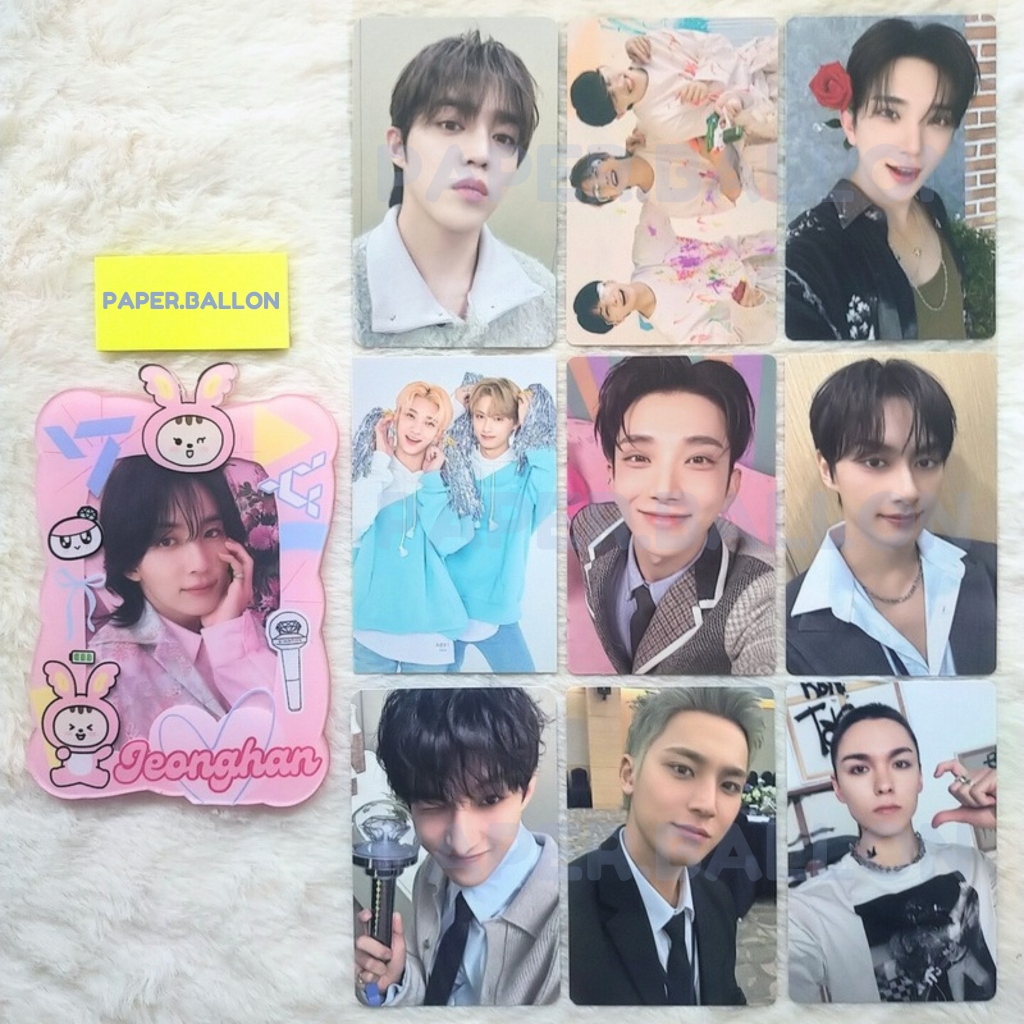 OFFICIAL PHOTOCARD SEVENTEEN SCOUPS STAMP RALLY HPBD FTS CARAT VER CARVER UNIT 95L JOSHUA SPILL THE 