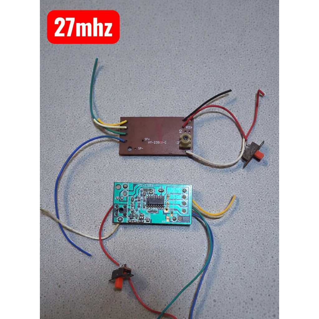 MODULE MODUL RECEIVER RC 4 CHANEL 40MHZ DAN 49MHZ MODUL PCB REMOTE CONTROL DIY COPOTAN