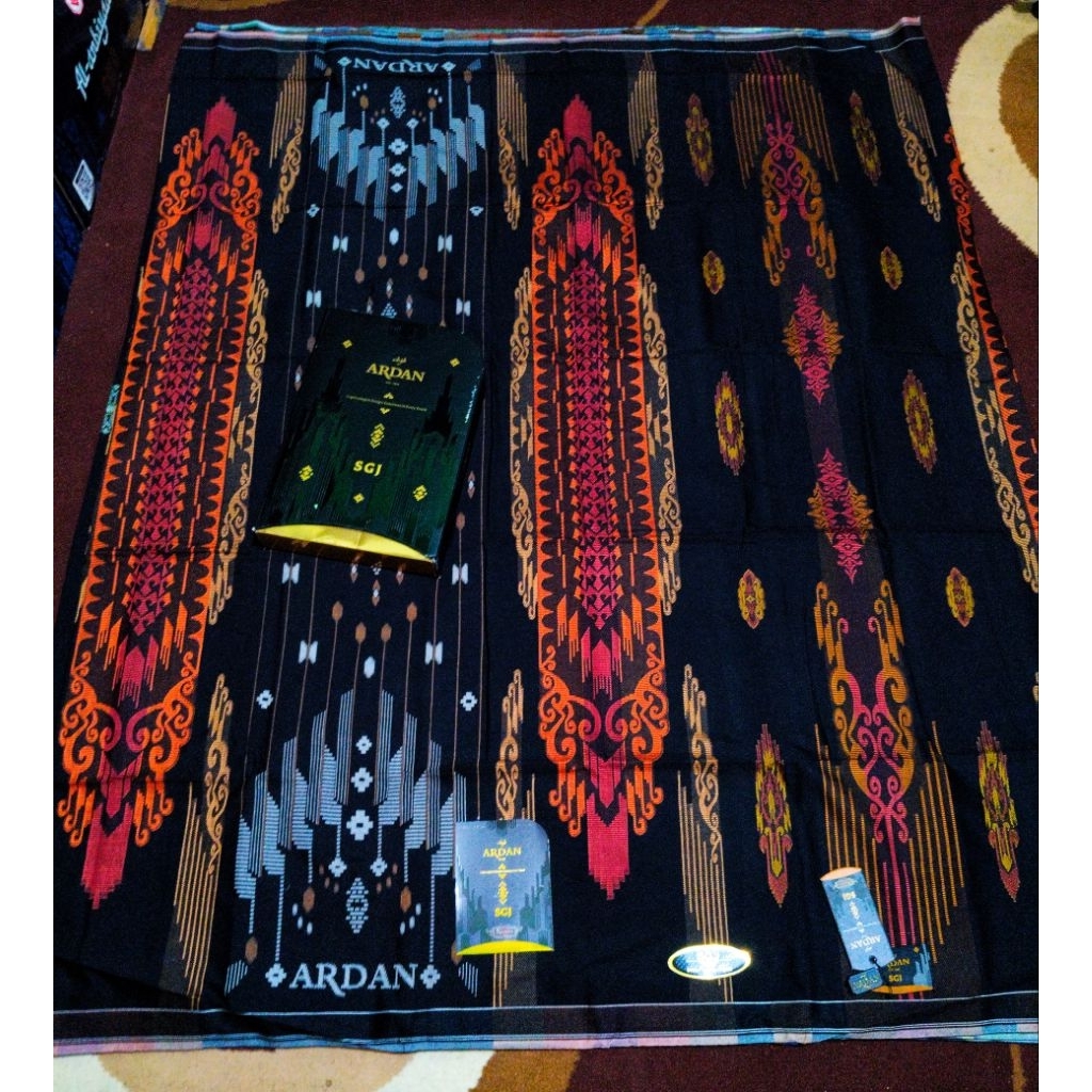 SARUNG ARDAN GOLD MOTIF SGJ WARNA BLACK SERIES MOTIF TERBARU 2026