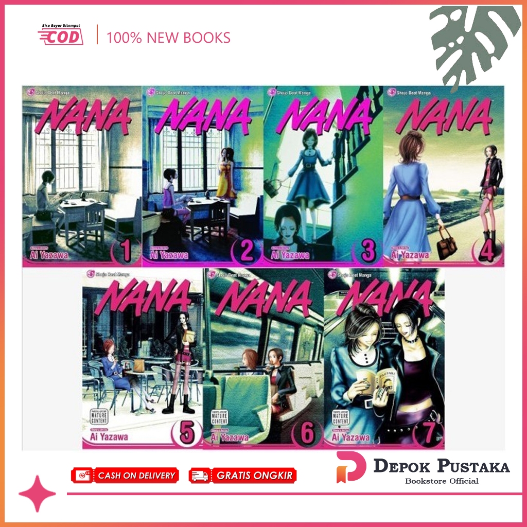 Manga Nana, by Ai Yazawa (21 book series)