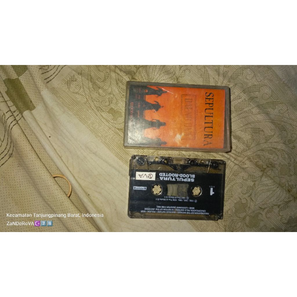Kaset Pita Sepultura Album Blood Rooted Original Bekas