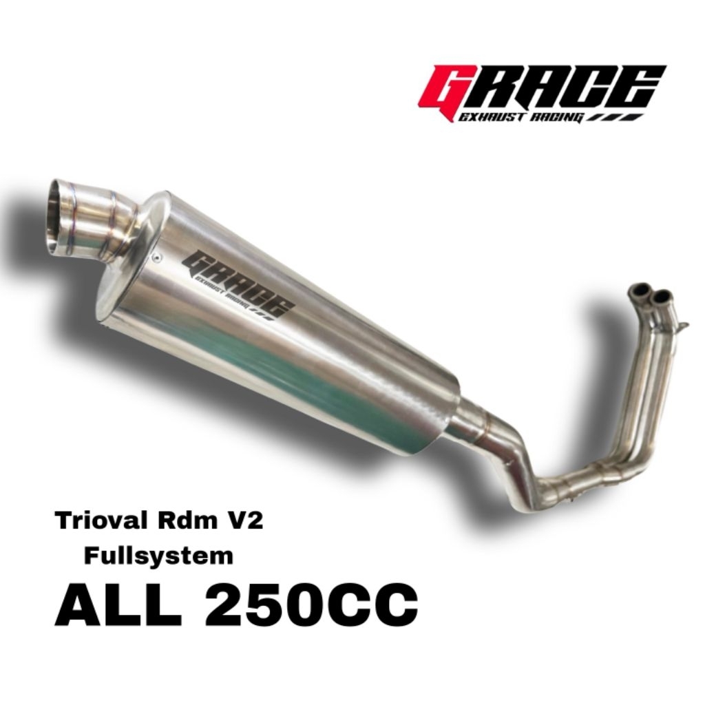 knalpot fullsystem cbr250rr R25/mt25 ninja250 original Grace Type rdm v2