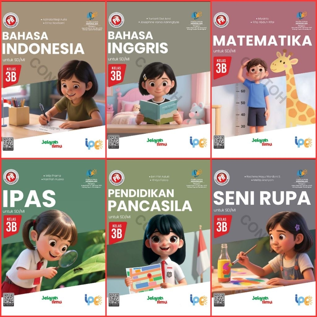 Buku Lks Pr Interaktif Asesmen Kelas III, 3 SD Kurikulum Pembelajaran Mendalam DEEP LEARNING Tahun 2