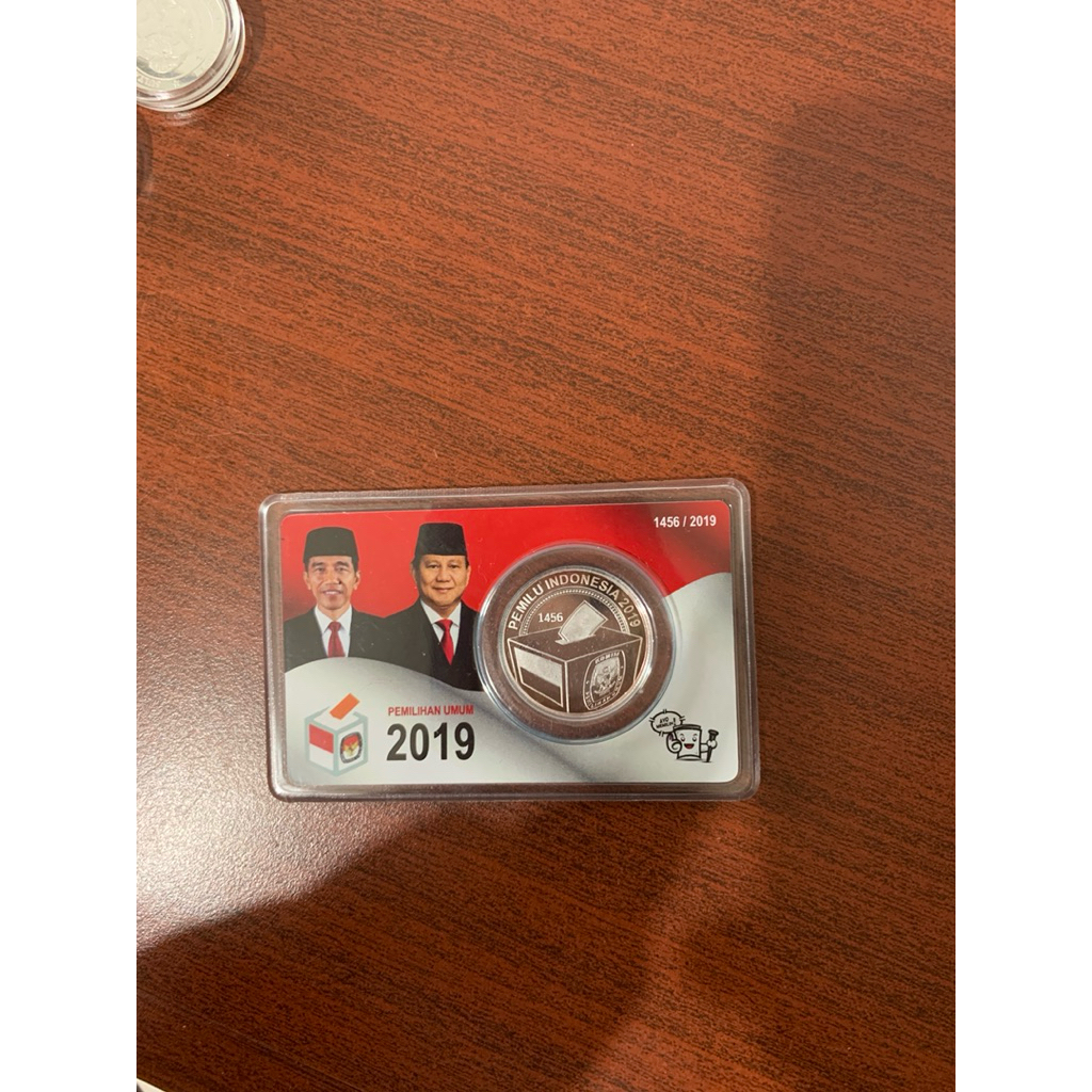 Koin Perak 1 Dirham Nubex Pemilu 2019 Wakala