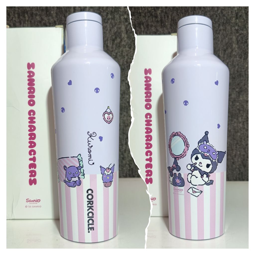 Tumbler Corkcicle Canteen Kuromi 16 oz 475 ml