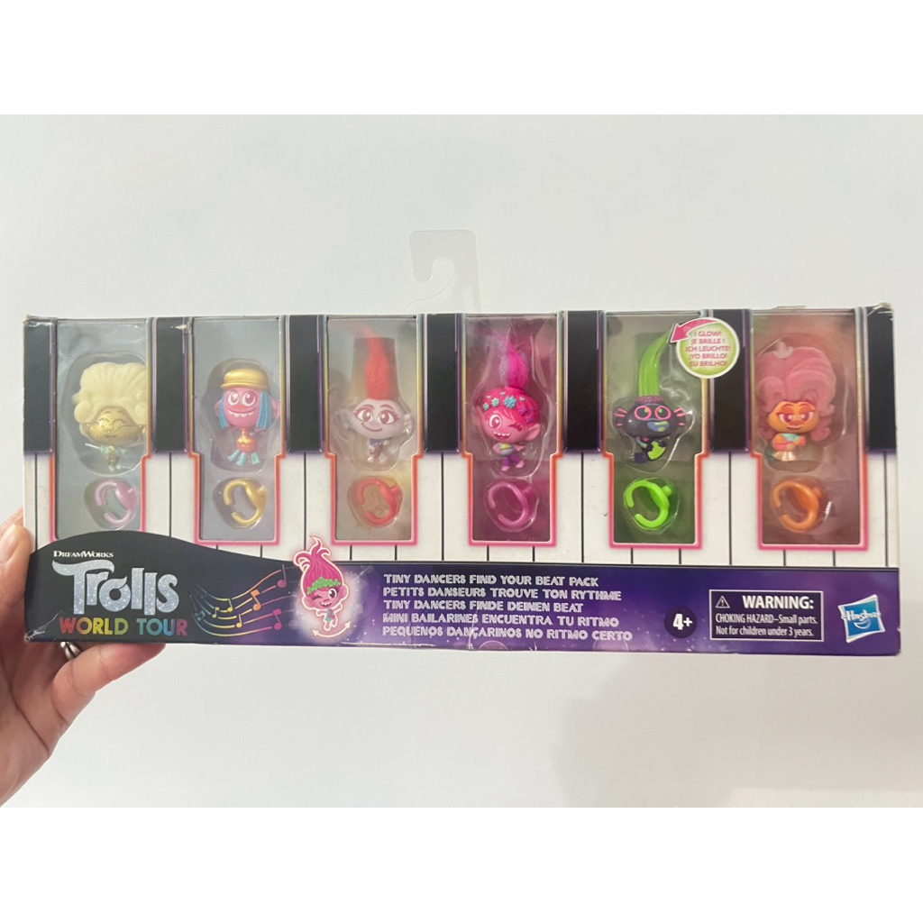 Trolls world tour tiny dancers trolls set koleksi trolls mainan anak