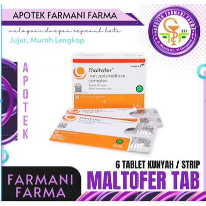 MALTOFER TABLET CHEW / TABLET TAMBAH DARAH/ANEMIA/ZAT BESI