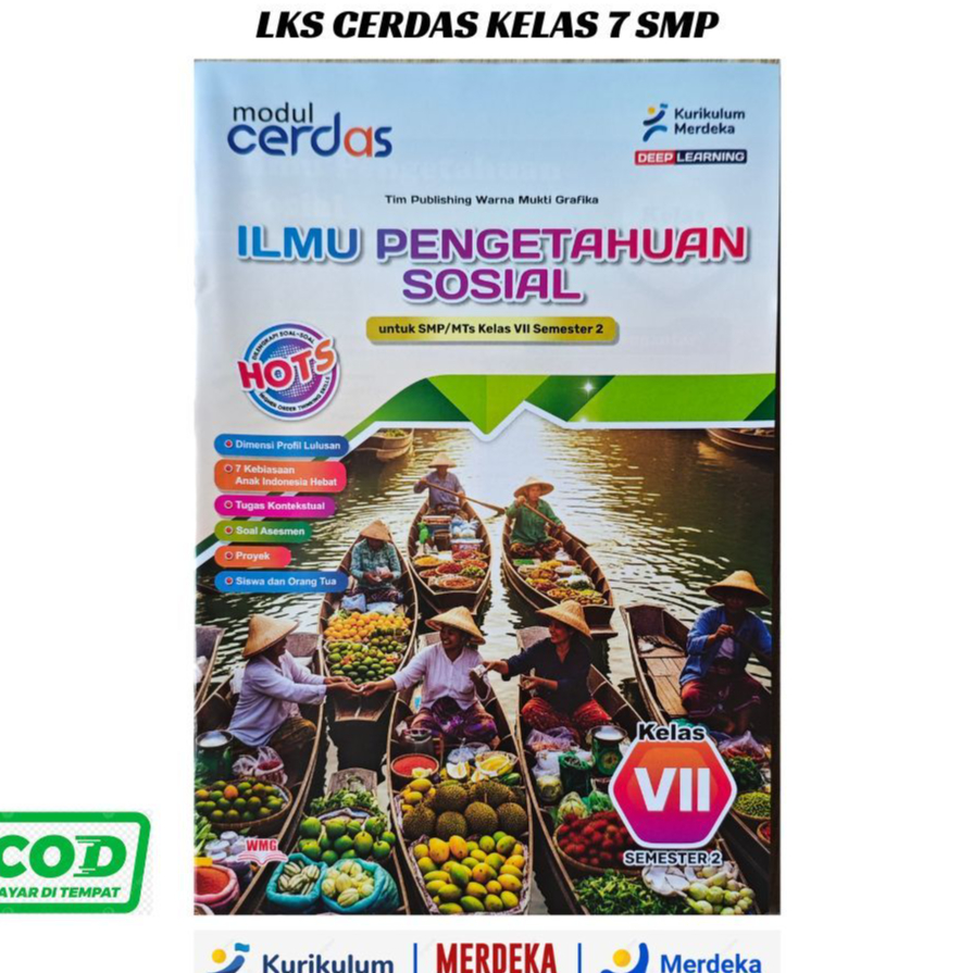 LKS Cerdas IPS Kelas 7 Semester 2 Murah Baru