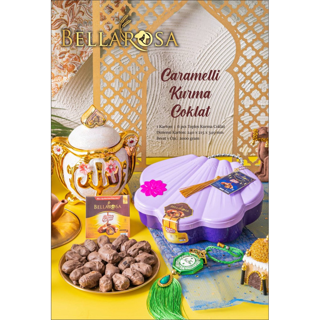 Bellarosa COKLAT KURMA / kemasan kerang