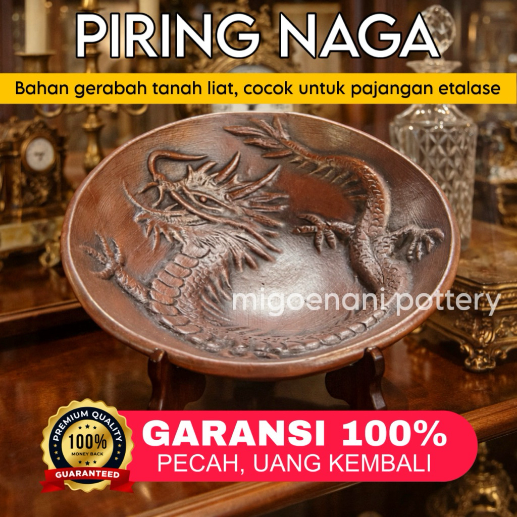 Piring Naga Gerabah