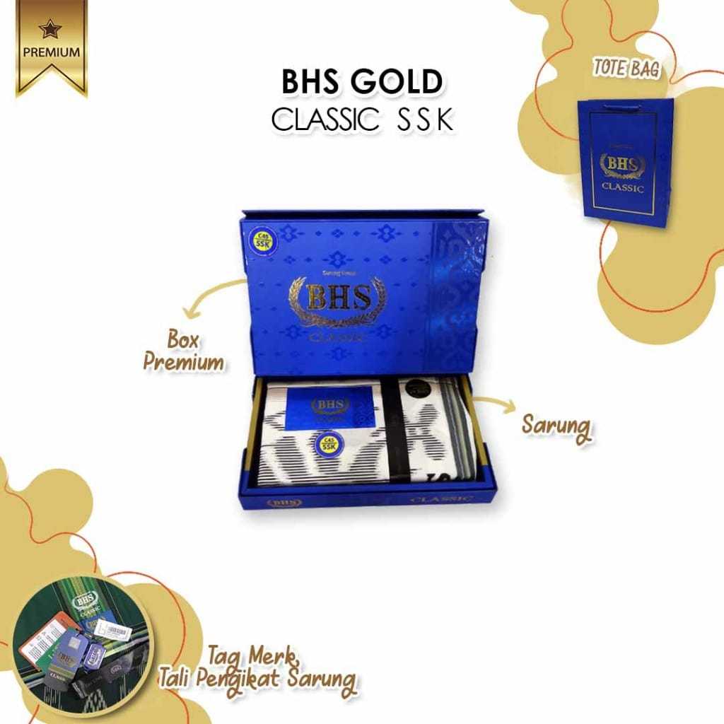 SARUNG BHS SSF GOLD 121 PUTIH,lagi terdiy sekrang cocok buat anak/bapak bahan dinggin jika di pakek 