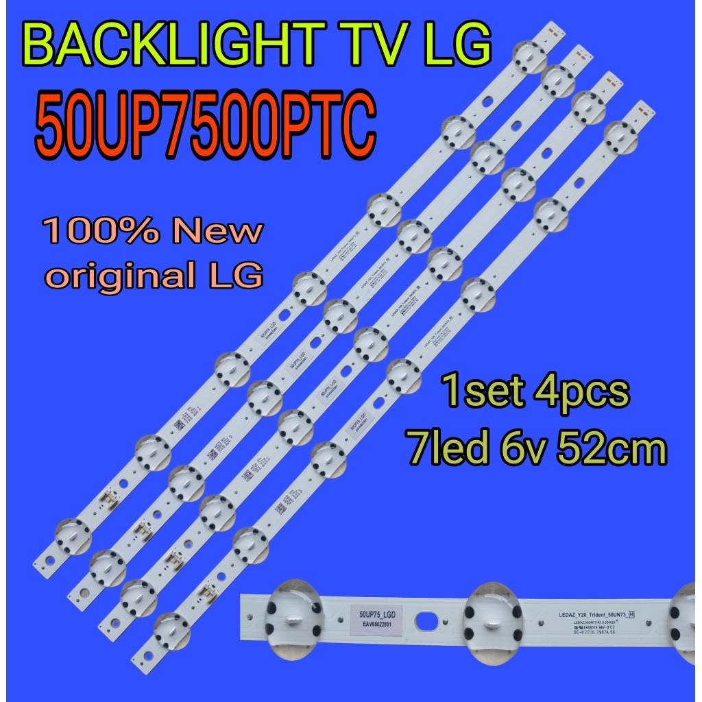 LAMPU LED BACKLIGHT BL TV LG 50UP 50UP7500PTC 50UP7500 Bukan 50um7300