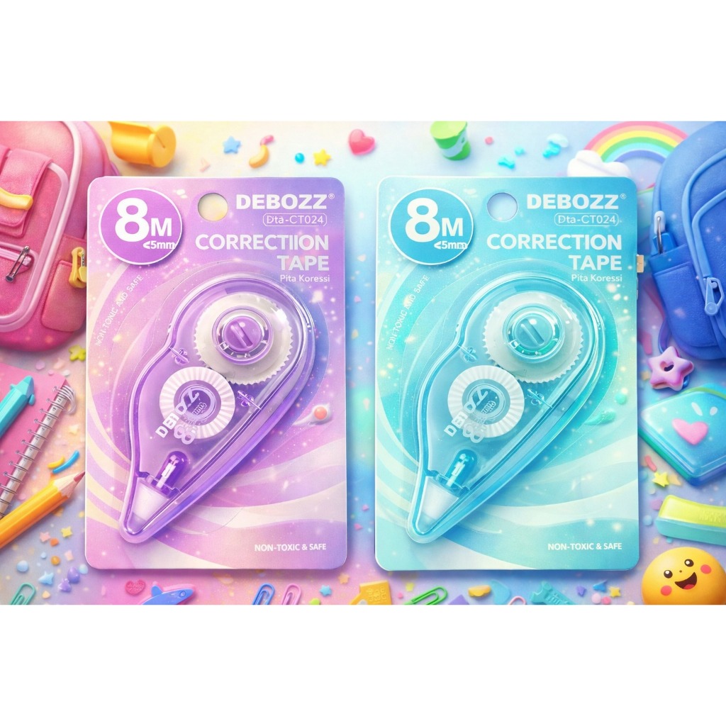 DEBOZZ - PITA KOREKSI / TIP EX ROLL / CORRECTION TAPE DB-CT024 8MX5MM