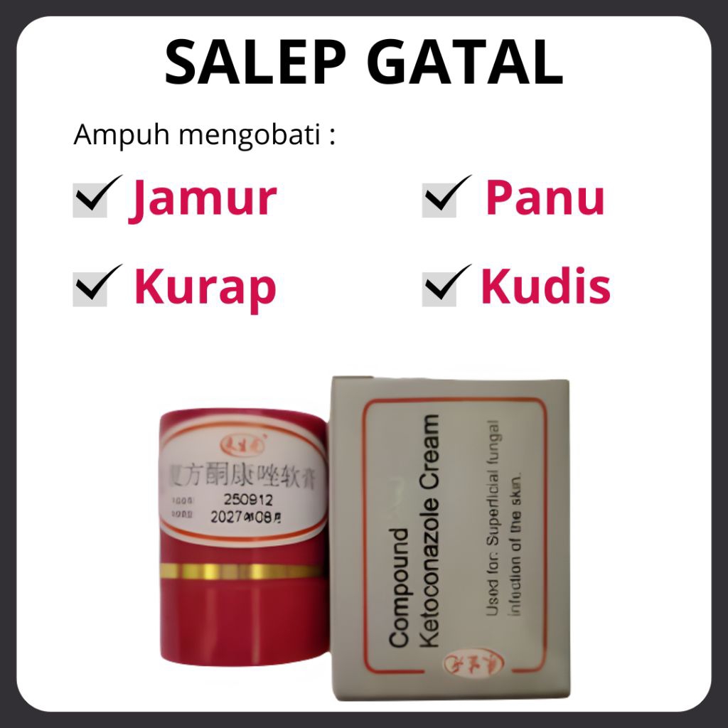 Salep Gatal Kulit Eksim, Gatal Selangkangan, kurap, dan kudis