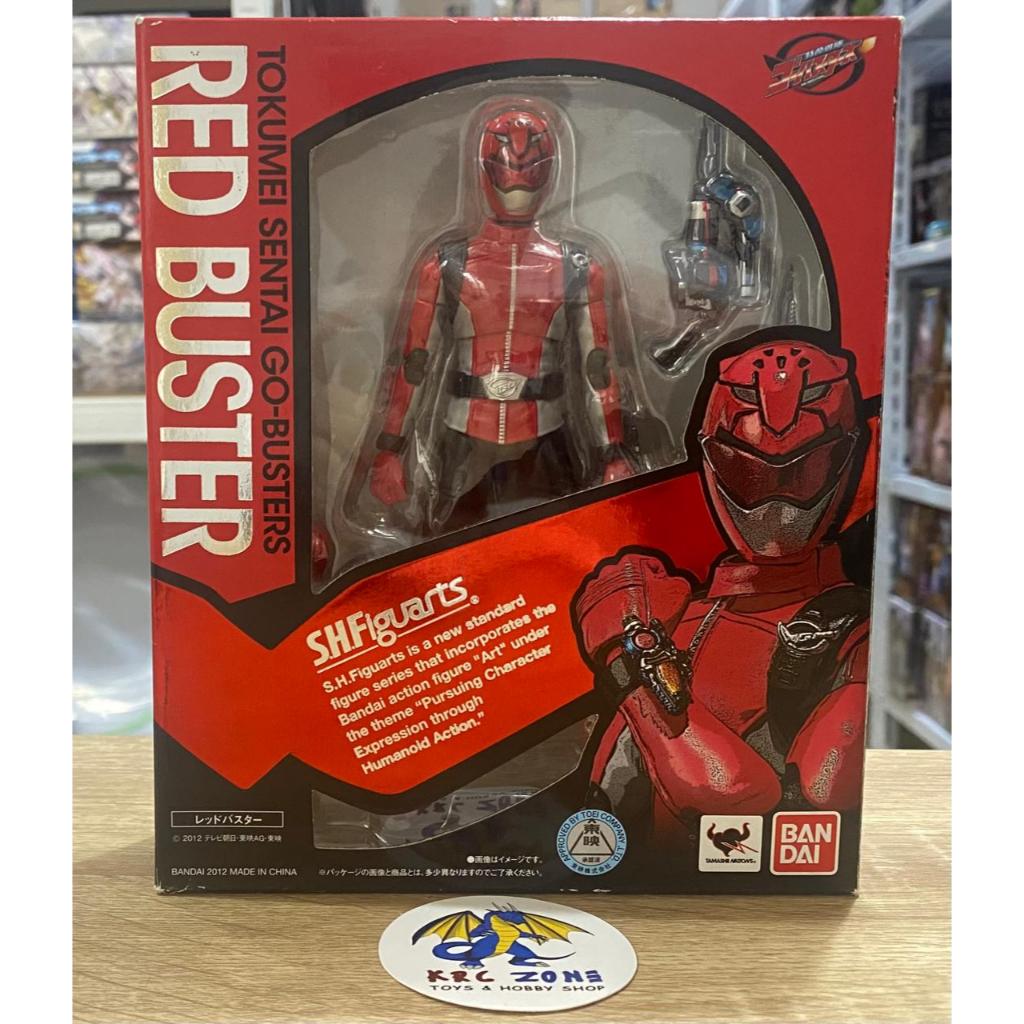 BANDAI S.H.FIGUARTS SUPER SENTAI GO BUSTER SHF RED BUSTER FIGURE SKALA FIGMA