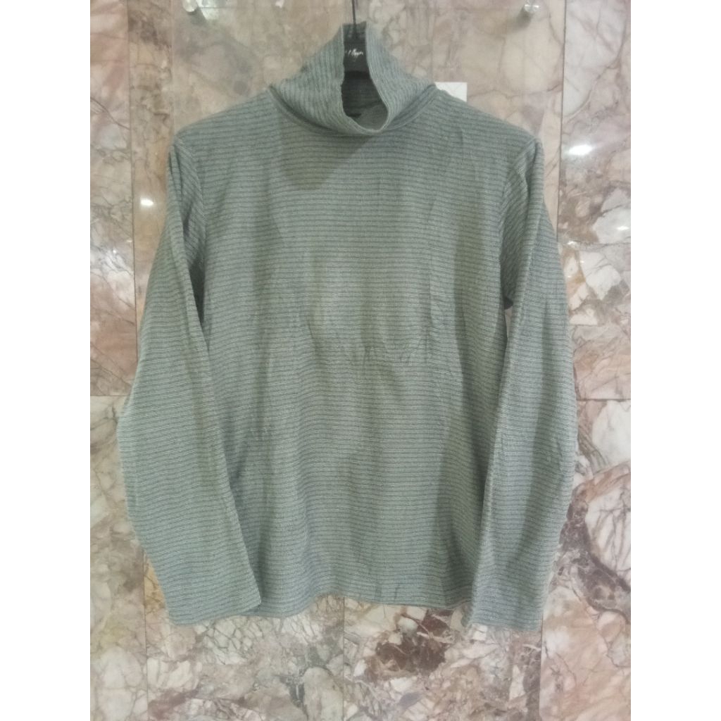 sale kaos turtleneck unisex garis" Freude size L