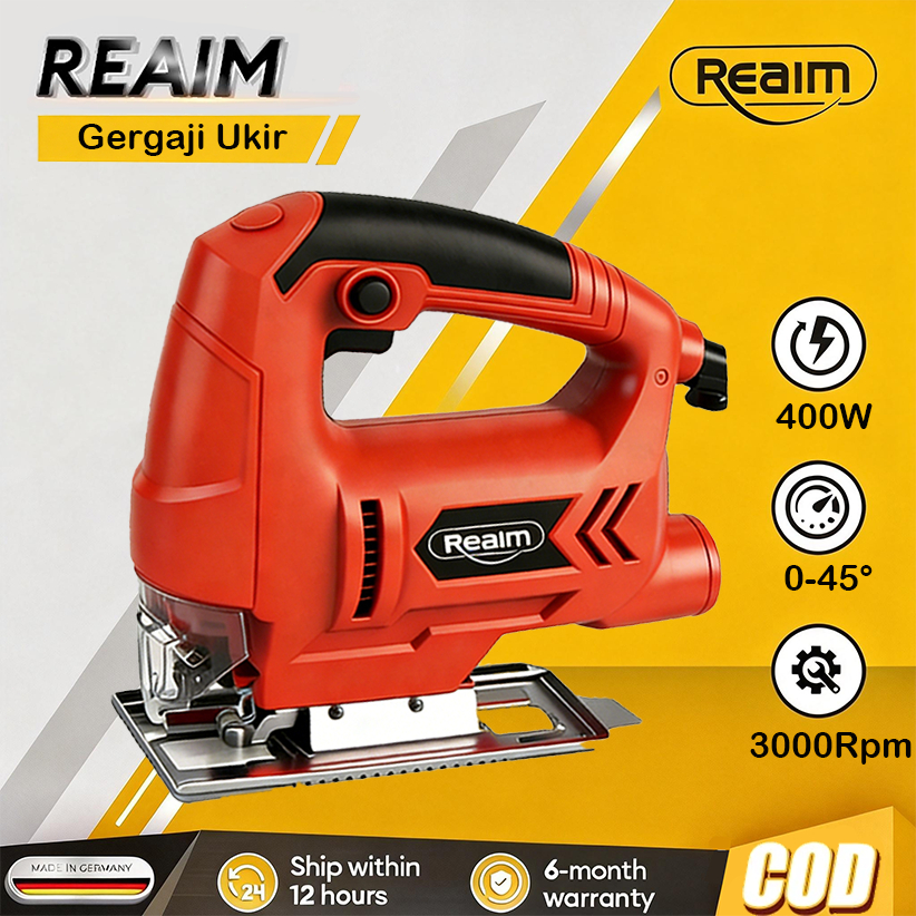 Reaim Mesin Potong Kayu Jigsaw Gergaji Ukir Gergaji Kayu Super Tajam Gergaji Kayu