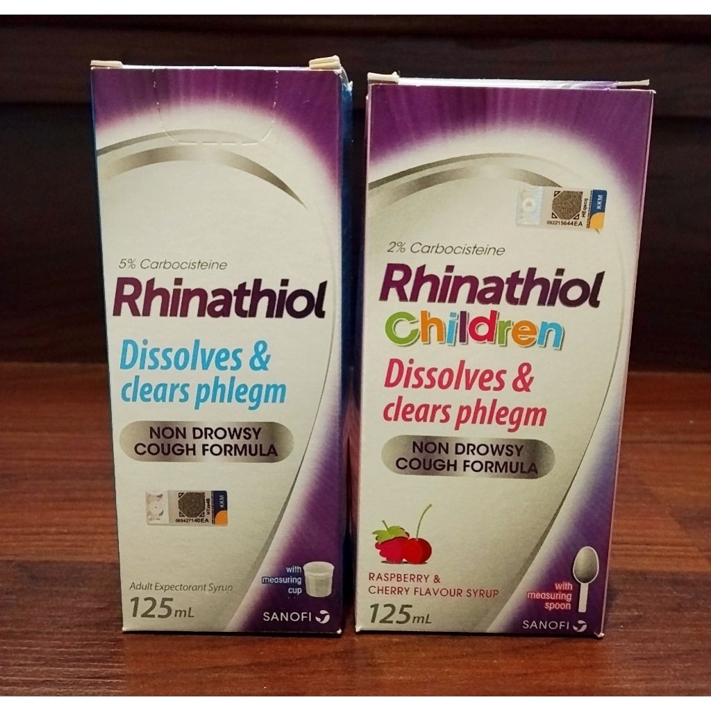 RHINATHIOL DISSOLVES & CLEAR PHLEGM FOR ADULT & CHILDREN 125 ML