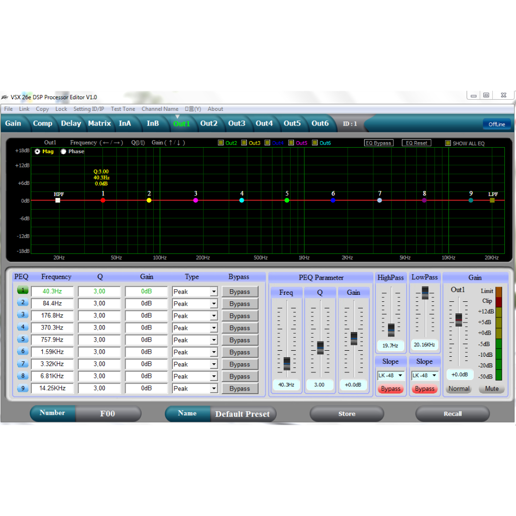 (PEAVEY) SOFTWARE DLMS PEAVEY VSX 26e