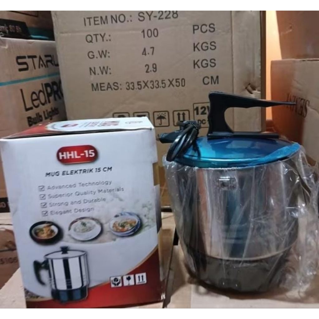 Mug Listrik Q2 8011 multifungsi/MASAK MIE, AIR, SERBAGUNA