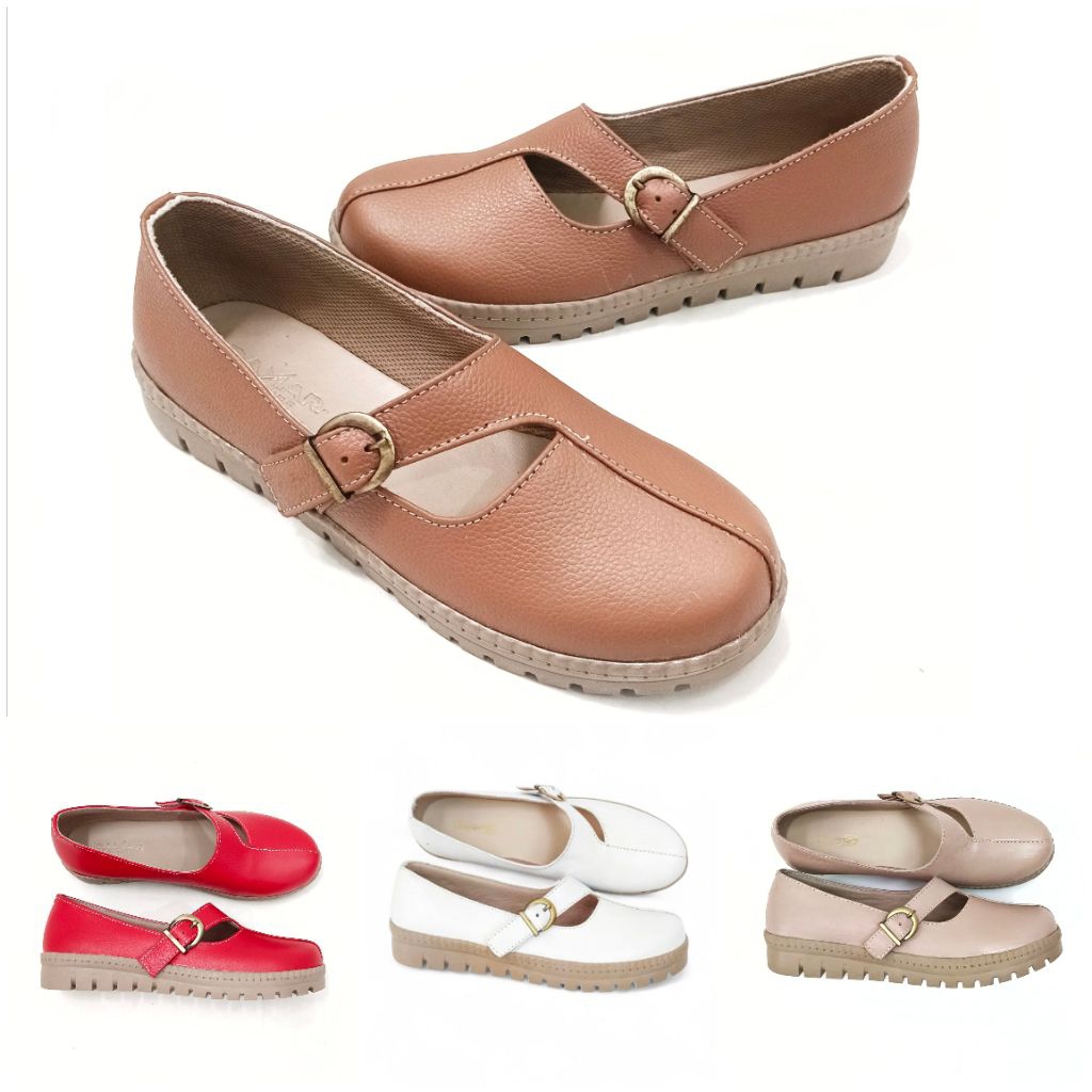 Sepatu Kulit Wanita Asli Garut Yola Series Papirut Kerajinan Sukaregang